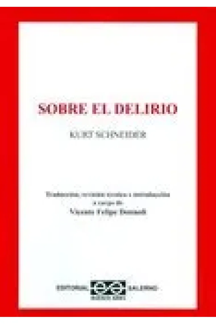 Sobre el delirio
