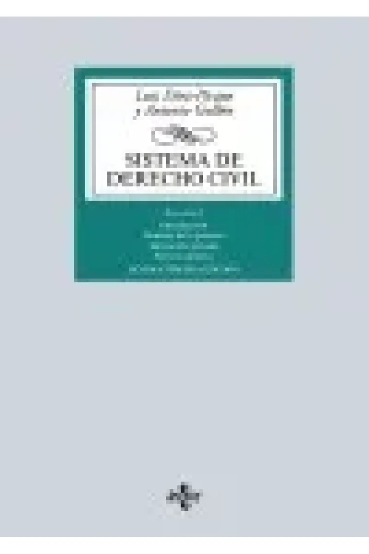Sistema de derecho civil. volumen I