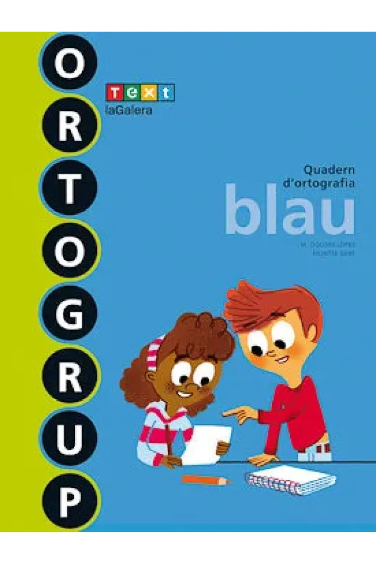 Quadern d'ortografia. Blau