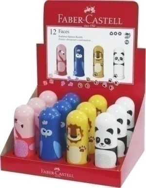 AFILABORRA FABER-CASTELL ANIMALES EXPOSITOR DE 12