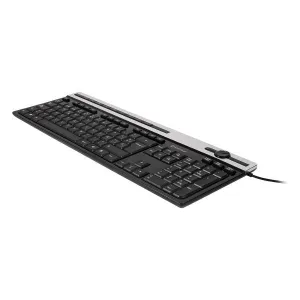 UNYKACH A2930 TECLADO USB CON 105 TECLAS + 12 TECLAS MULTIMEDIA - TECLAS PLANAS - COLOR NEGRO