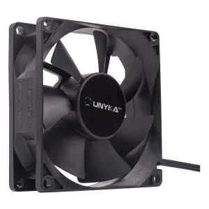UNYKACH VENTILADOR 90MM - VELOCIDAD MAX. 2000RPM - COLOR NEGRO