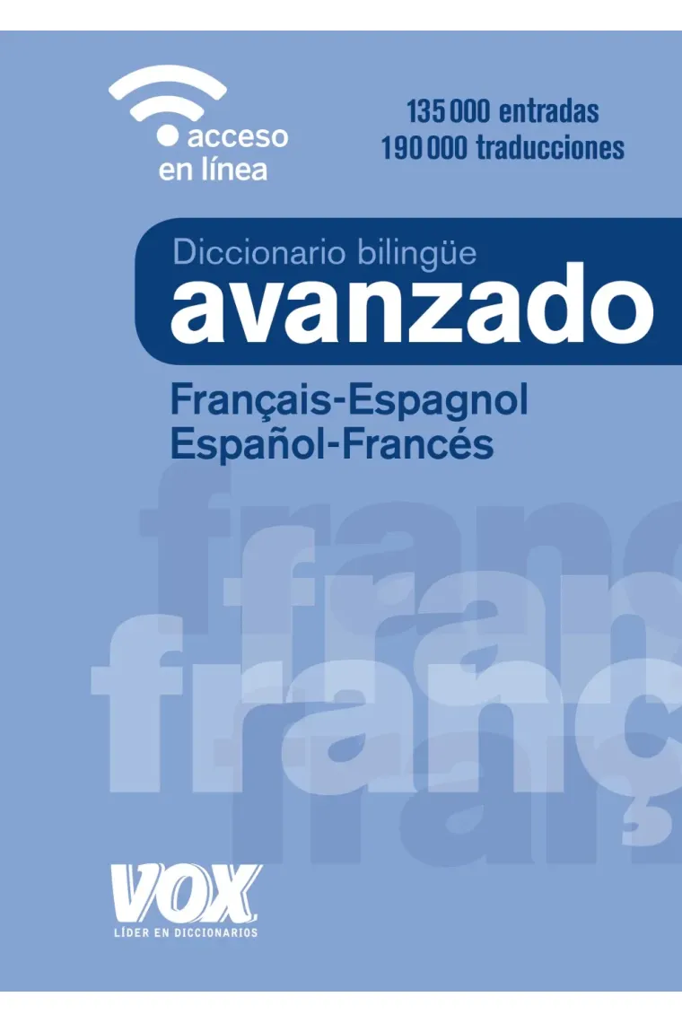 Diccionario Avanzado Français-Espagnol / Español-Francés (Francés)