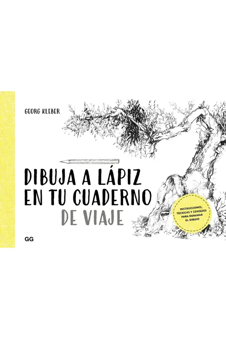 Dibuja a lápiz en tu cuaderno de viaje.