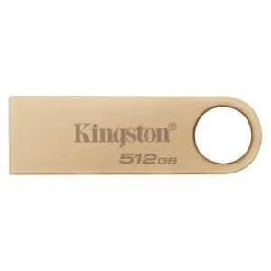 KINGSTON DATATRAVELER SE9 G3 MEMORIA USB-A 3.2 GEN 1 512GB - 220 MB/S EN LECTURA - DISEñO METALICO - COLOR ORO (PENDRIVE)