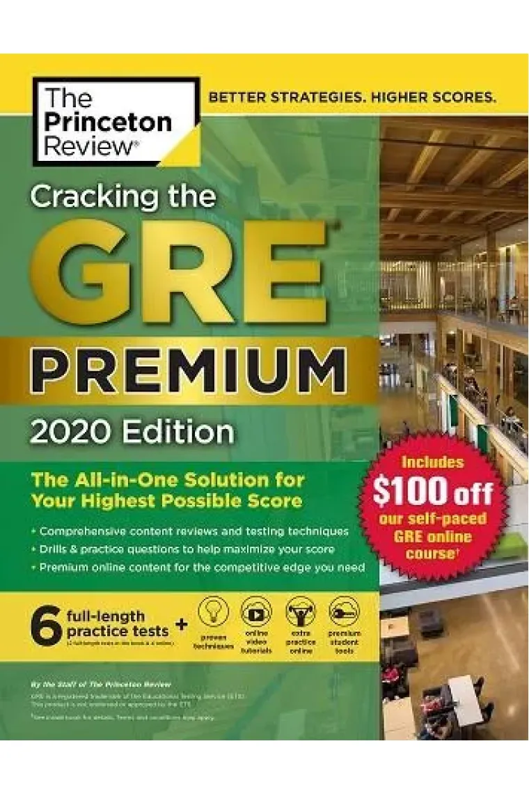 Cracking The GRE. Premium Edition With 6 Practice Tests (Graduate Test Prep) (Inglés)