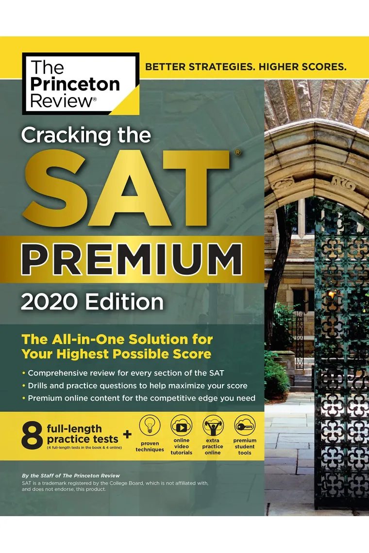 Cracking The SAT. Premium Edition With 8 Practice Tests (College Test Prep) (Inglés)