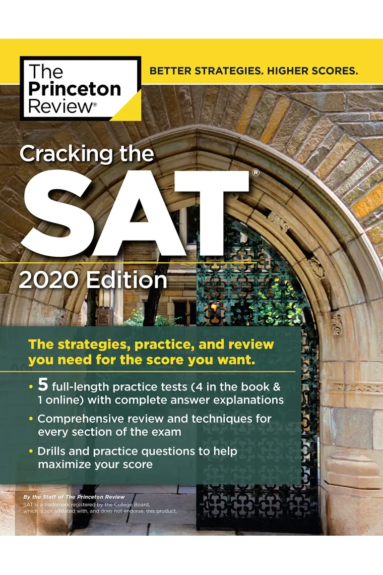 Cracking The SAT With 5 Practice Tests - 2020 Edition (Inglés)