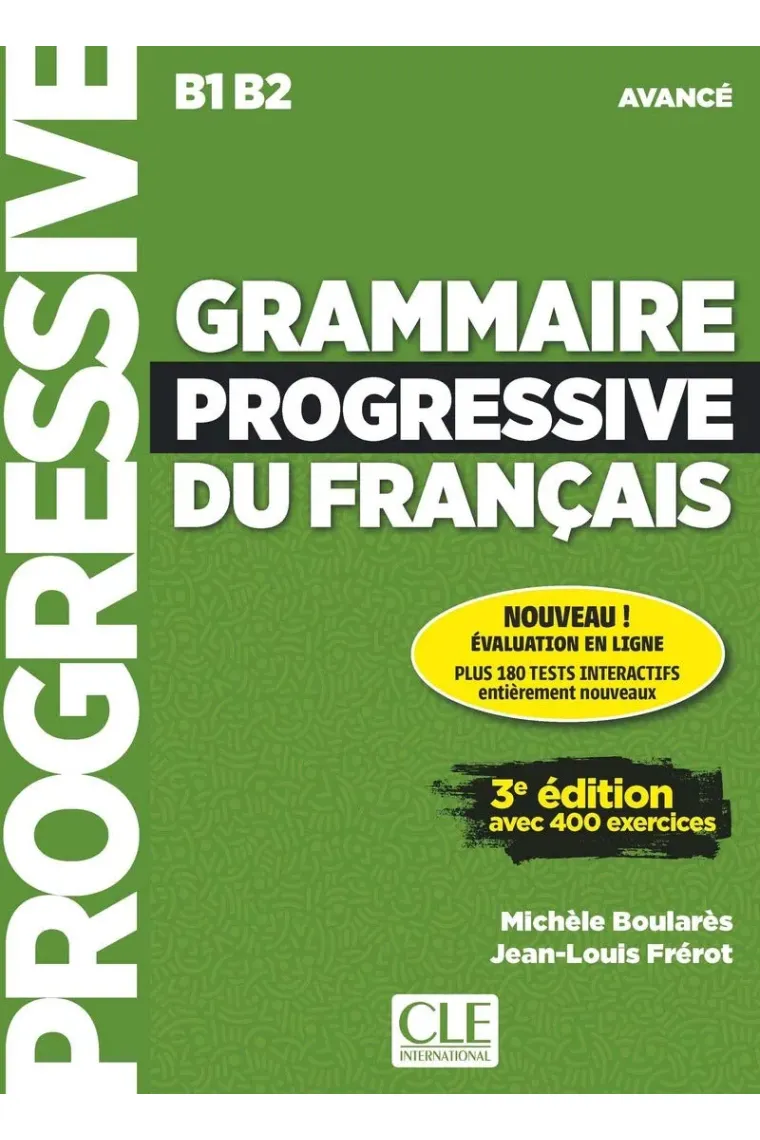 Grammaire progressive du français - Niveau avancé (B1/B2) Livre + CD + Appli-web - 3ème édition Nouvelle édition (Francés)