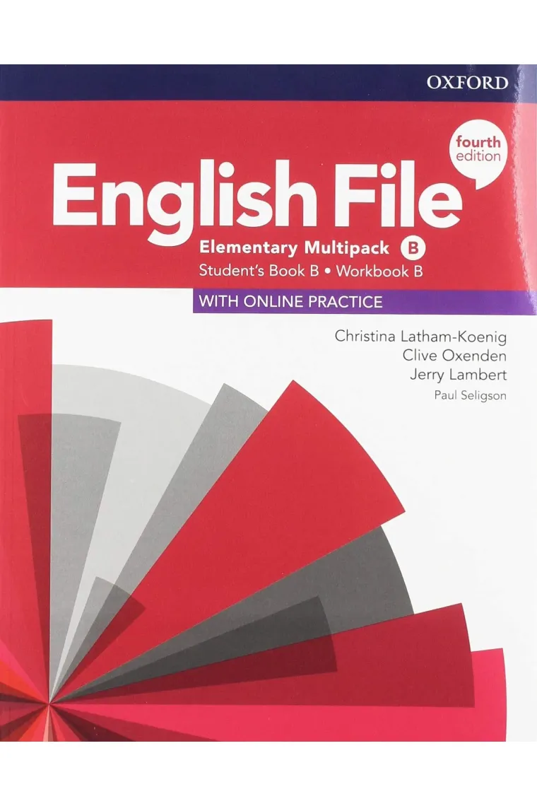 English File 4th edition - Elementary - Student's Book + Workbook MULTIPACK B (Inglés)