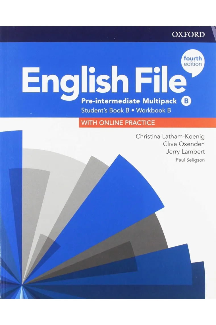English File 4th edition - Pre-Intermediate - Student's Book + Workbook MULTIPACK B (Inglés)