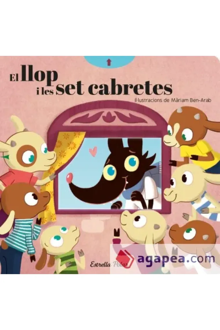 El llop i les set cabretes (amb solapes) (Catalán)