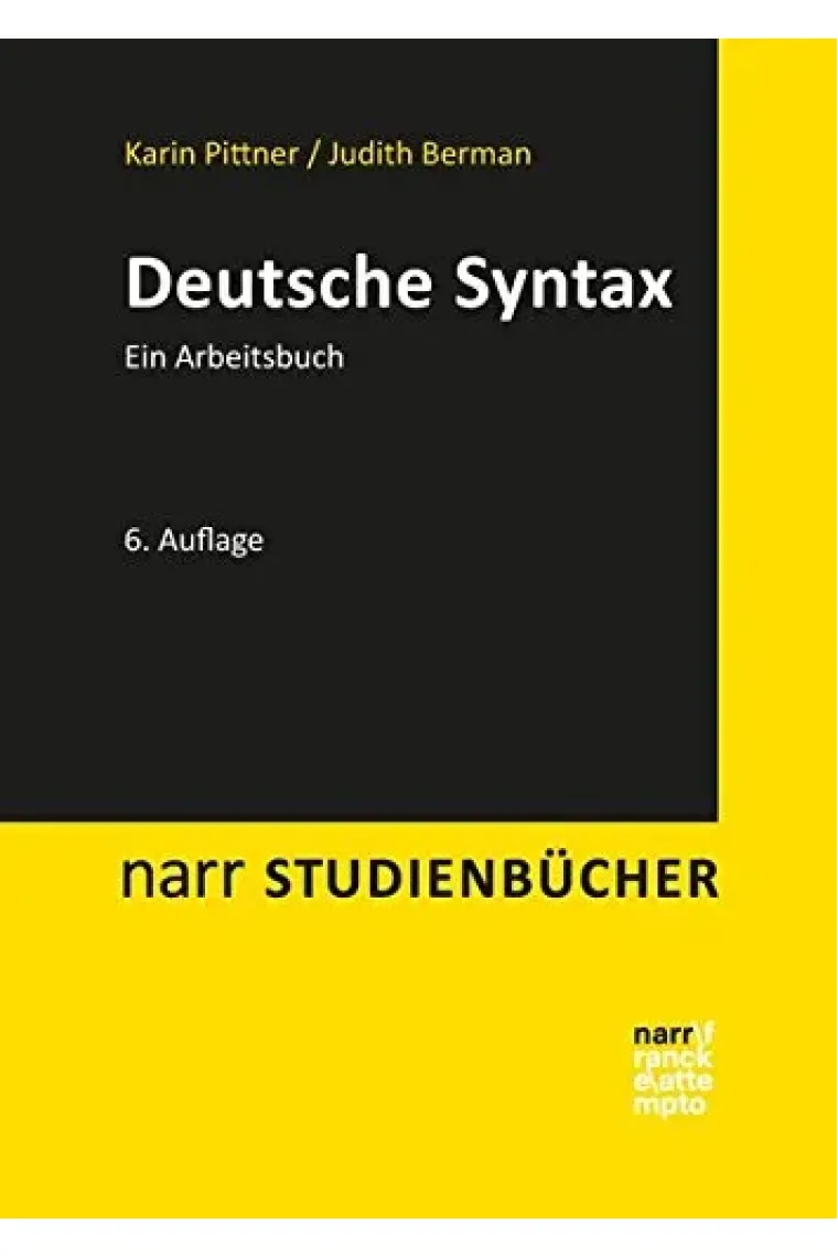 Deutsche Syntax: Ein Arbeitsbuch (Alemán)