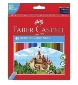 LAPICES DE COLORES FABER-CASTELL ESTUCHE DE 48