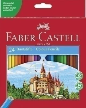 LAPICES DE COLORES FABER-CASTELL ESTUCHE DE 24