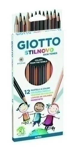 LAPICES DE COLORES GIOTTO STILNOVO SKIN TONES ESTUCHE DE 12