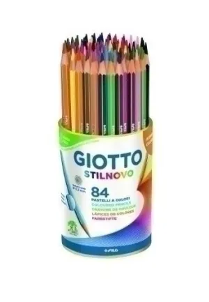 LAPICES DE COLORES GIOTTO STILNOVO BOTE DE 84 (7 COLORES)