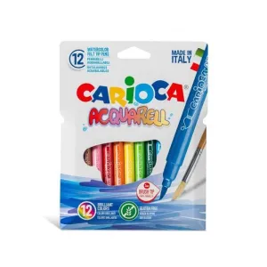 ROTULADOR CARIOCA PINCEL ACUARELA 12U 125020