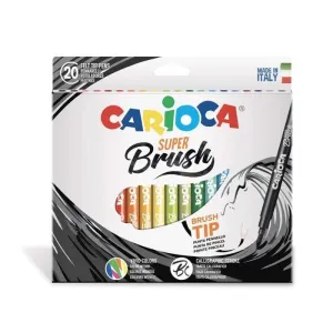 ROTULADOR CARIOCA PINCEL 20U   125018