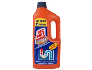 WC NET ENERGY DESATASCADOR LIQUIDO DE TUBERIAS 1L - NO DAñA LAS TUBERIAS - GEL DENSO - ACTUA EN 15MIN