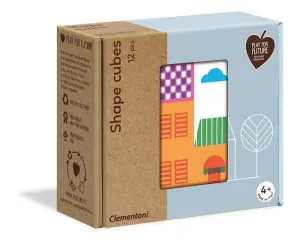 JUEGO CLEMENTONI 12 CUBOS CASAS