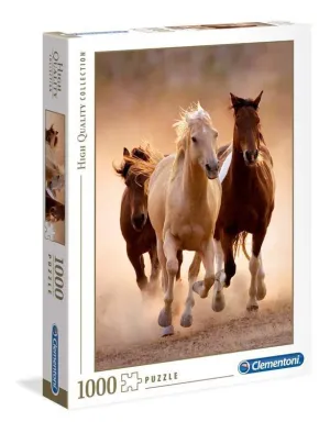 PUZZLE 1000 RUNNING HORSES