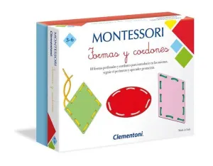 JUEGO CLEMENTONI MONTESSORI FORMAS Y CORDONES