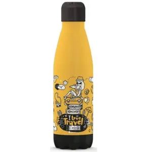 BOTELLA TERMICA TRAVEL DOODLE 500ML ACERO INOXIDABLE ID0049