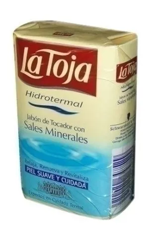JABON DE MANOS PASTILLA LA TOJA HIDROTERMAL 125 GRS