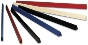 APLI PACK DE 50 ENCUADERNADORES DESLIZANTES - FACIL Y RAPIDO - RANURA PARA INSERCION - CAPACIDAD 150 HOJAS - COLOR NEGRO