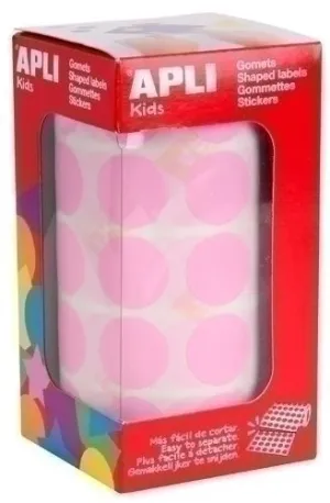 GOMETS APLI ROLLO 59H CIRCULO Ø 20 MM ROSA 1.770 UDS. (11489)