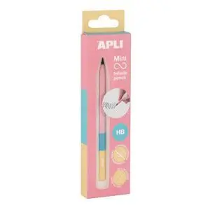 PACK LAPIZ MINI INFINITE PENCIL HB TRICOL.ROSA
