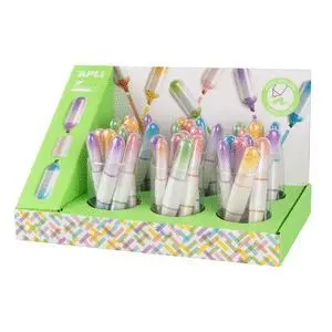 EXPOSITOR 36 MARCADORES MINI DUAL HIGHLIGHTERS SUR