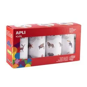 PACK 4 ROLLO GOMET Ø33 FAMILIA ANIMALES 1440 UNIDA