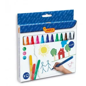 CAJA ROTULADORES MAXI JOVI 012 COLORES SURTIDOS 1712