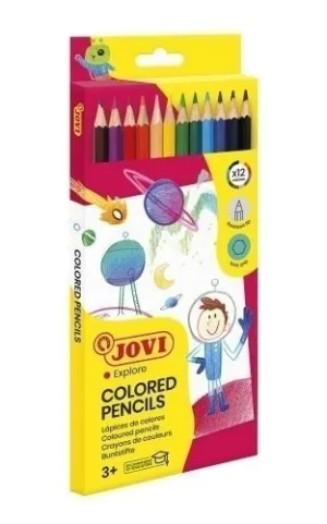LAPICES DE COLORES JOVI ESTUCHE DE 12