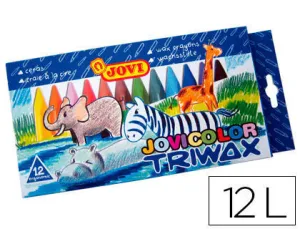 CERAS TRIWAX JOVI CAJA 12 COLORE