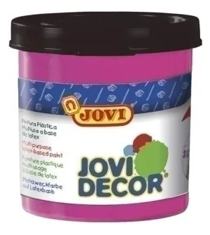 PINTURA LATEX JOVI DECOR 55 ML (BOTE) MAGENTA CAJA DE 6