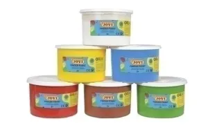 PINTURA DE DEDOS JOVI 500 ML (BOTE) ESTUCHE DE 6
