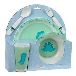 SET DE PLATOS, CUBIERTOS Y VASO SAFTA PREESCOLAR