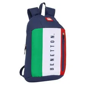MINI MOCHILA CON CREMALLERA VERTICAL BENETTON FLAG