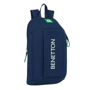 MINI MOCHILA CON CREMALLERA VERTICAL BENETTON GREE