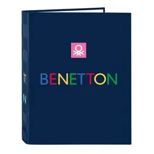 CARPETA CARTON FOLIO 4 ANILLAS MIXTAS BENETTON DAM