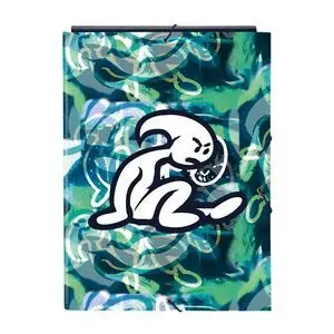 CARPETA CARTON FOLIO GOMAS SOLAPAS EL NIÑO KOOK