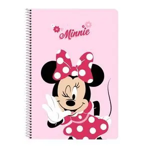LIBRETA FOLIO TAPAS DURAS 80 H. MINNIE MOUSE NALVE