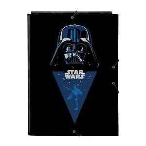 CARPETA CARTON FOLIO GOMAS SOLAPAS STAR WARS REBEL