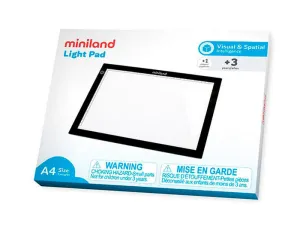 MESA DE LUZ MINILAND LIGERA Y COMODA DE TRANSPORTAR A CUALQUIER LUGAR FORMATO A4