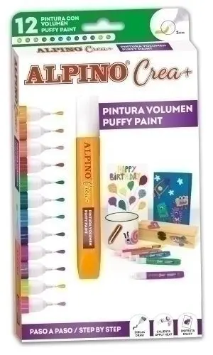 PINTURA 3D ALPINO ESTUCHE DE 12