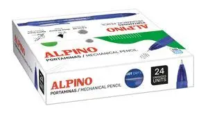 CAJA 24 PORTAMINAS 0,5 ALPINO DOT LAPIZ UNICOLOR A