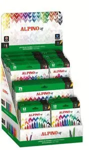 EXPOSITOR LOTE ALPINO UP + REGALO 12 LAPICES UP SU